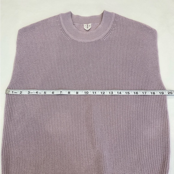 COS Arket Knit Cotton Vest Lilac Small - Picture 8 of 11
